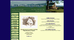Desktop Screenshot of blueridge-realestate.com
